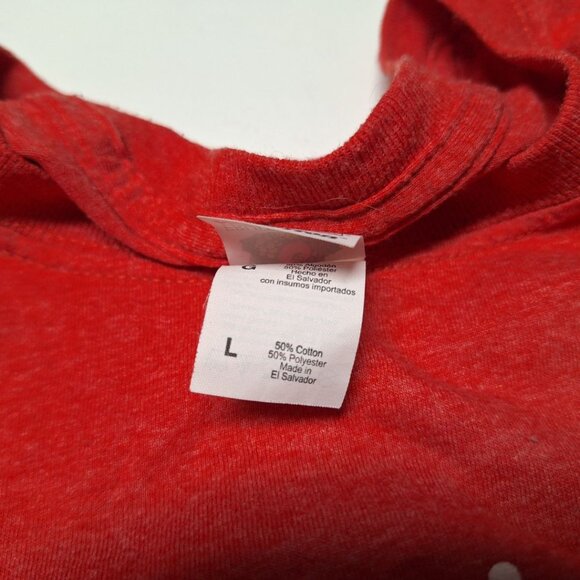 Just Jesus Shirt Red Christ Alone Hope Found Adult Large Religious Church Pray - Picture 5 of 8